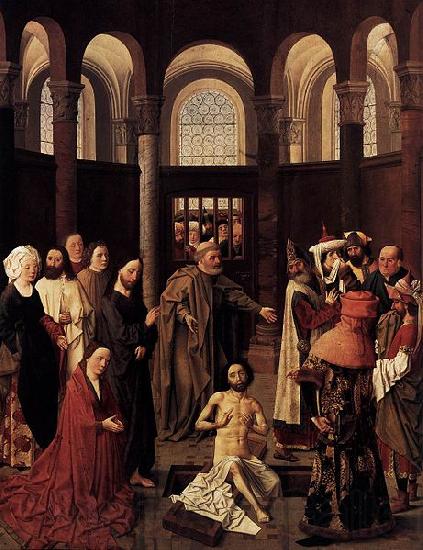 Albert van Ouwater The Raising of Lazarus Germany oil painting art
